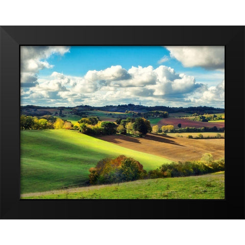 Pastoral Countryside III Black Modern Wood Framed Art Print by Chester, Colby