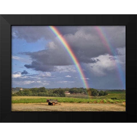 Pastoral Countryside VII Black Modern Wood Framed Art Print by Chester, Colby