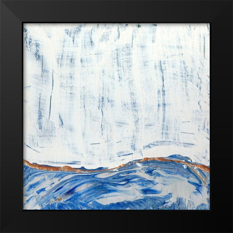 Blue Highlands II Black Modern Wood Framed Art Print by Ludwig, Alicia