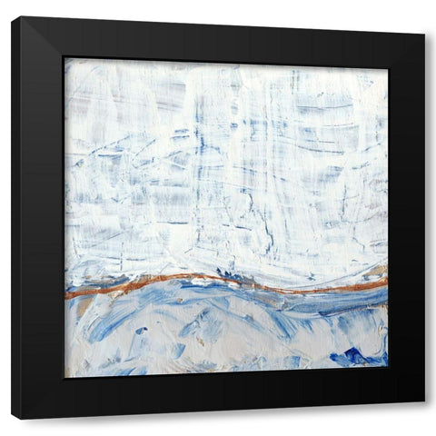 Blue Highlands IV Black Modern Wood Framed Art Print by Ludwig, Alicia