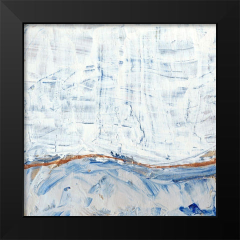 Blue Highlands IV Black Modern Wood Framed Art Print by Ludwig, Alicia