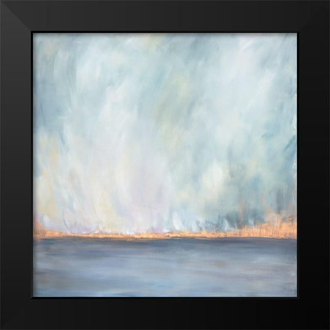 Journey Softly Black Modern Wood Framed Art Print by Contacessi, Julia