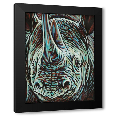 Powerful Wildlife II Black Modern Wood Framed Art Print by Vitaletti, Carolee