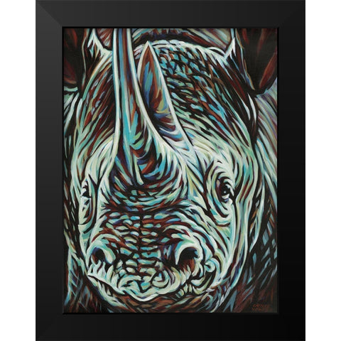 Powerful Wildlife II Black Modern Wood Framed Art Print by Vitaletti, Carolee