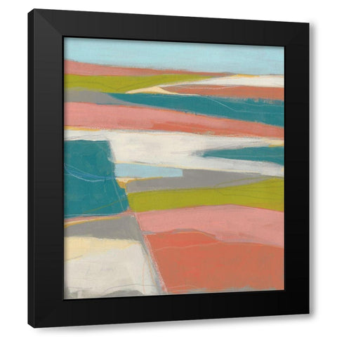 Sun Valley I Black Modern Wood Framed Art Print by Vess, June Erica