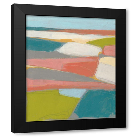 Sun Valley II Black Modern Wood Framed Art Print by Vess, June Erica