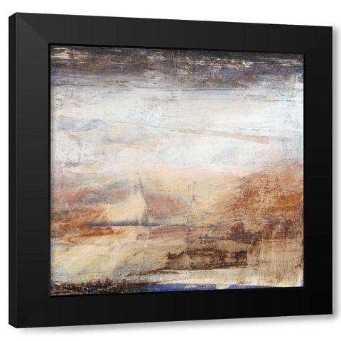Translate I Black Modern Wood Framed Art Print by Gordon, Sharon