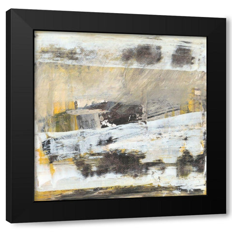 Translate V Black Modern Wood Framed Art Print with Double Matting by Gordon, Sharon