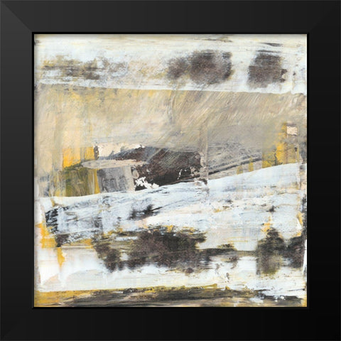 Translate V Black Modern Wood Framed Art Print by Gordon, Sharon
