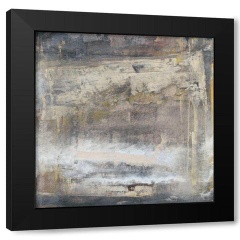 Translate VI Black Modern Wood Framed Art Print with Double Matting by Gordon, Sharon