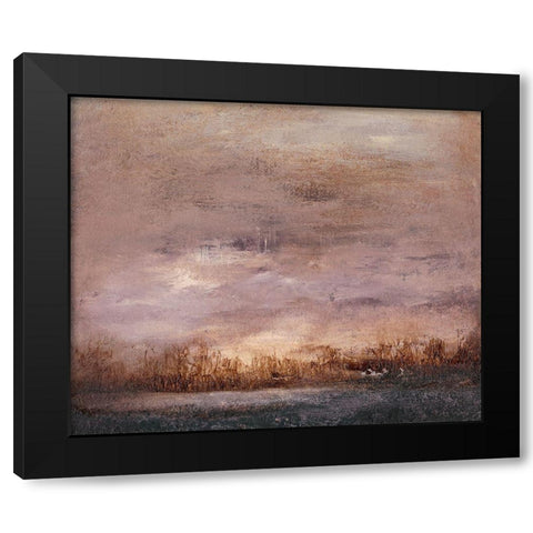 Horizon at Nightfall II Black Modern Wood Framed Art Print with Double Matting by Gordon, Sharon