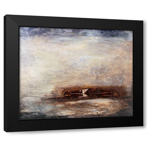 Horizon at Nightfall III Black Modern Wood Framed Art Print with Double Matting by Gordon, Sharon