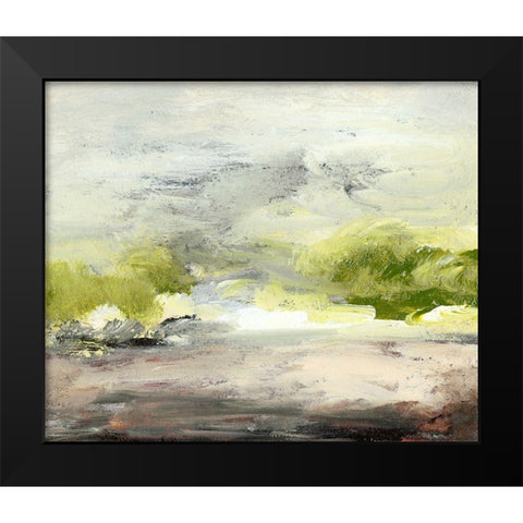 Horizon at Daybreak II Black Modern Wood Framed Art Print by Gordon, Sharon