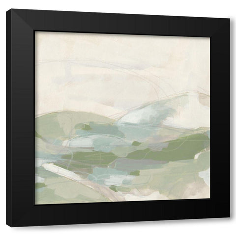 Moss Vale I Black Modern Wood Framed Art Print by Vess, June Erica