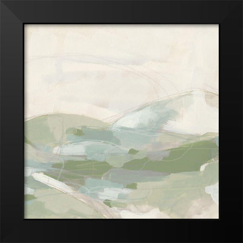 Moss Vale I Black Modern Wood Framed Art Print by Vess, June Erica