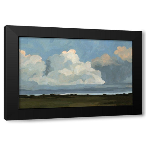 Cloudscape I Black Modern Wood Framed Art Print by Scarvey, Emma