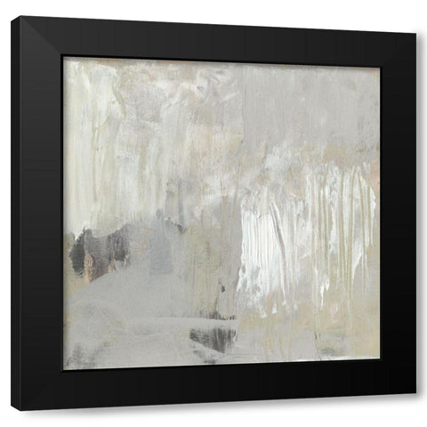 Neutral Composition II Black Modern Wood Framed Art Print by Goldberger, Jennifer