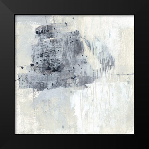 A Drop of Paynes I Black Modern Wood Framed Art Print by Goldberger, Jennifer