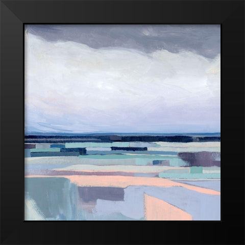 Lavender Gale II Black Modern Wood Framed Art Print by Popp, Grace