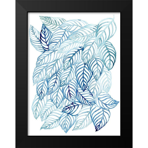 Rainwater Palms I Black Modern Wood Framed Art Print by Popp, Grace