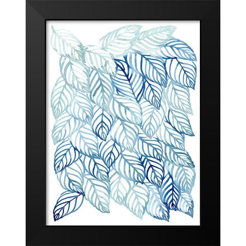 Rainwater Palms II Black Modern Wood Framed Art Print by Popp, Grace
