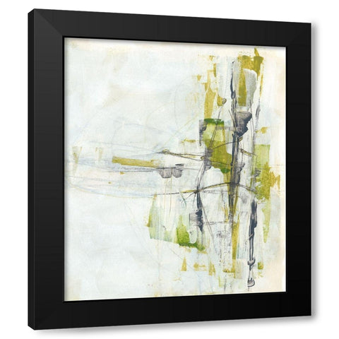 Green Glass II Black Modern Wood Framed Art Print by Vess, June Erica