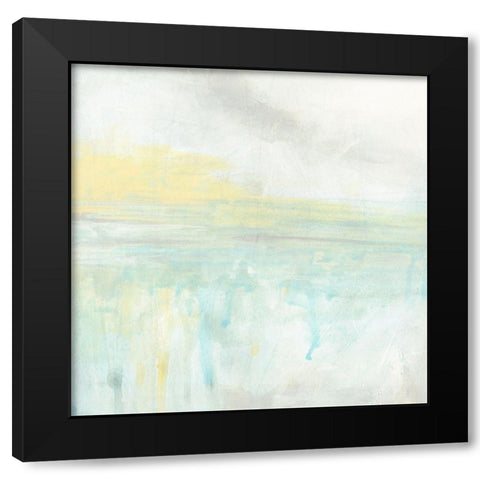 Subtle Sunrise I Black Modern Wood Framed Art Print by Vess, June Erica