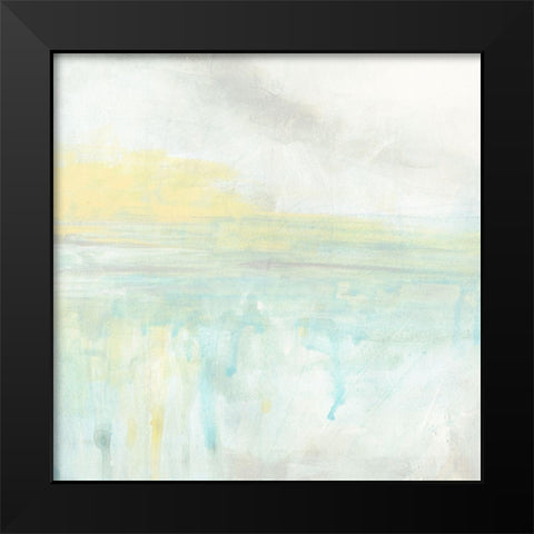 Subtle Sunrise I Black Modern Wood Framed Art Print by Vess, June Erica