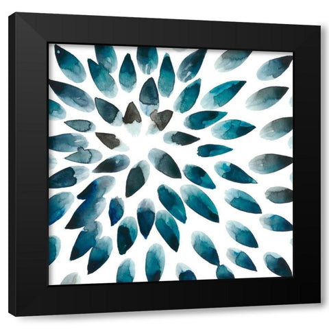 Freshwater Tide I Black Modern Wood Framed Art Print with Double Matting by Zarris, Chariklia