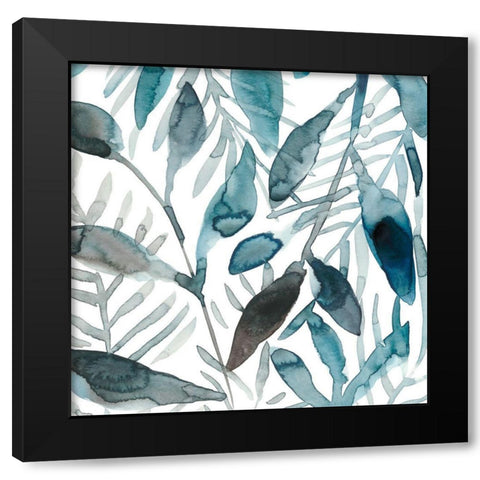 Freshwater Tide III Black Modern Wood Framed Art Print with Double Matting by Zarris, Chariklia