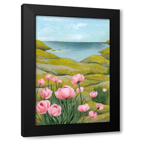 Cliffside II Black Modern Wood Framed Art Print with Double Matting by Popp, Grace