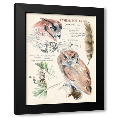 Wildlife Journals I Black Modern Wood Framed Art Print by Parker, Jennifer Paxton