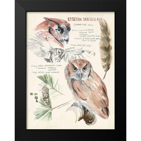 Wildlife Journals I Black Modern Wood Framed Art Print by Parker, Jennifer Paxton