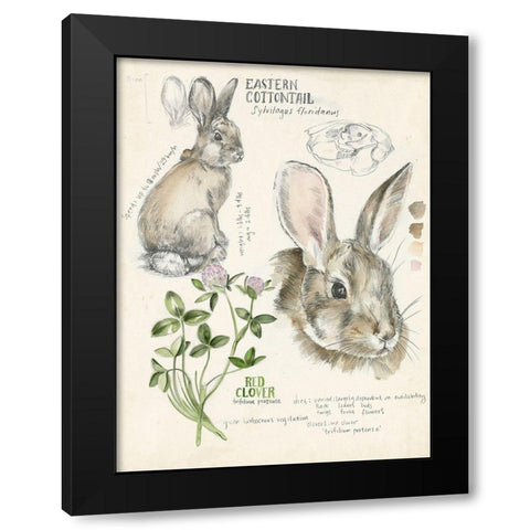Wildlife Journals II Black Modern Wood Framed Art Print by Parker, Jennifer Paxton