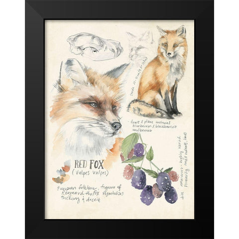 Wildlife Journals III Black Modern Wood Framed Art Print by Parker, Jennifer Paxton