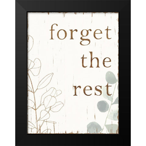 Farmhouse Mantra II Black Modern Wood Framed Art Print by Borges, Victoria