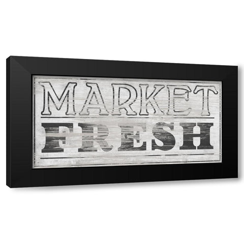 Vintage Farmhouse Sign III Black Modern Wood Framed Art Print by Vess, June Erica