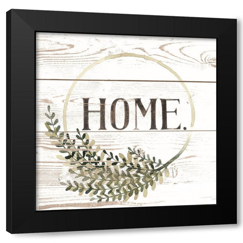 Family Farmhouse I Black Modern Wood Framed Art Print with Double Matting by Popp, Grace