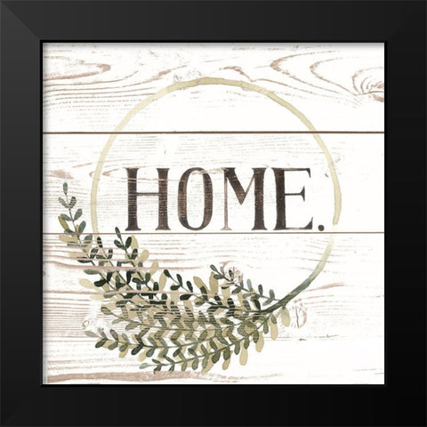 Family Farmhouse I Black Modern Wood Framed Art Print by Popp, Grace