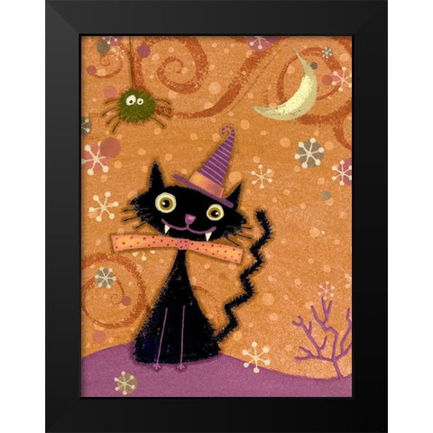 EEK I Black Modern Wood Framed Art Print by Eisner, Viv