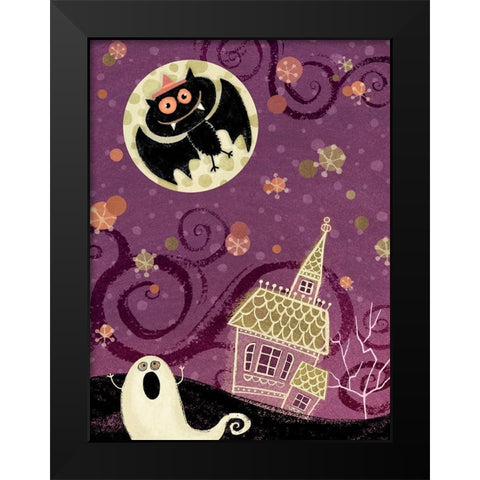 EEK II Black Modern Wood Framed Art Print by Eisner, Viv