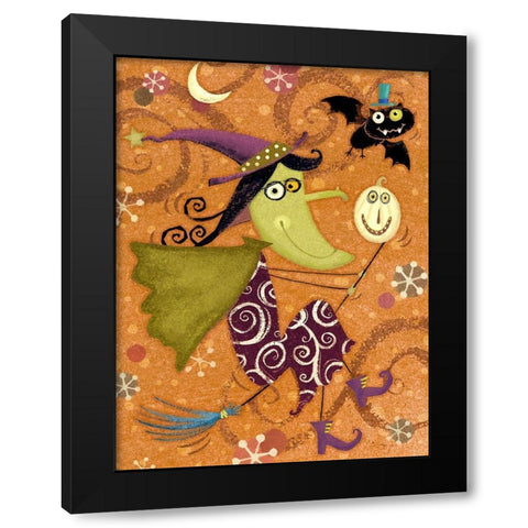 EEK IV Black Modern Wood Framed Art Print with Double Matting by Eisner, Viv
