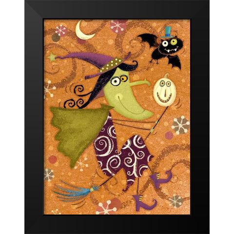 EEK IV Black Modern Wood Framed Art Print by Eisner, Viv