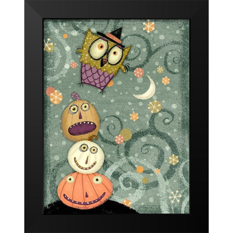 EEK VI Black Modern Wood Framed Art Print by Eisner, Viv