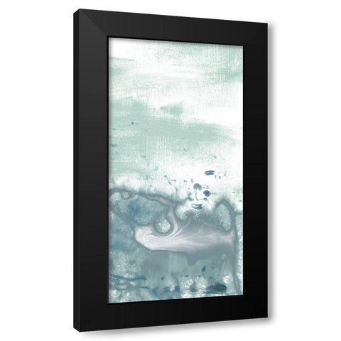Sea Spray Horizon II Black Modern Wood Framed Art Print by Vess, June Erica