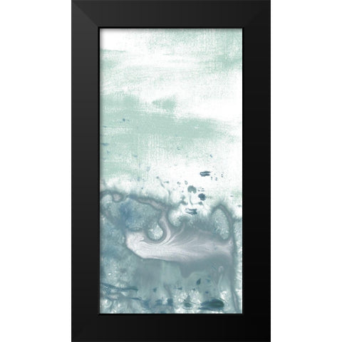 Sea Spray Horizon II Black Modern Wood Framed Art Print by Vess, June Erica