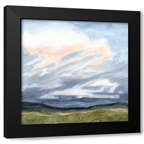 Windswept Horizon II Black Modern Wood Framed Art Print with Double Matting by Popp, Grace