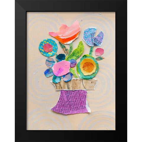 Flower Pot III Black Modern Wood Framed Art Print by St. Hilaire, Elizabeth