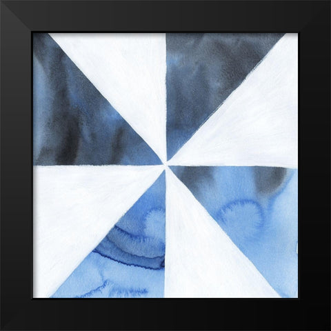 Blue Screen I Black Modern Wood Framed Art Print by Popp, Grace