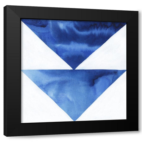 Blue Screen VI Black Modern Wood Framed Art Print by Popp, Grace